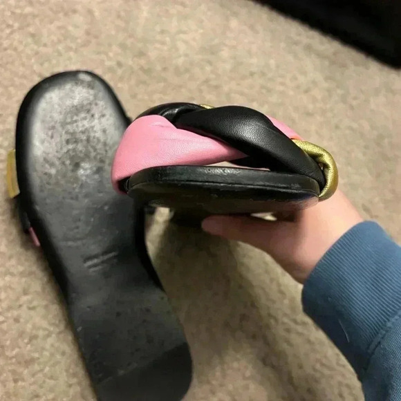 Miu Miu Women’s Calzature Donna Slip On Woven Slide Sandals - Picture 9 of 11